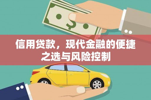 北辰信用贷款，现代金融的便捷之选与风险控制