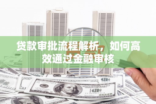 北辰贷款审批流程解析，如何高效通过金融审核