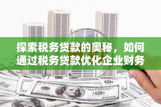 北辰探索税务贷款的奥秘，如何通过税务贷款优化企业财务