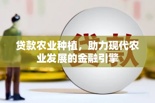 北辰贷款农业种植，助力现代农业发展的金融引擎