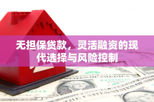 北辰无担保贷款，灵活融资的现代选择与风险控制