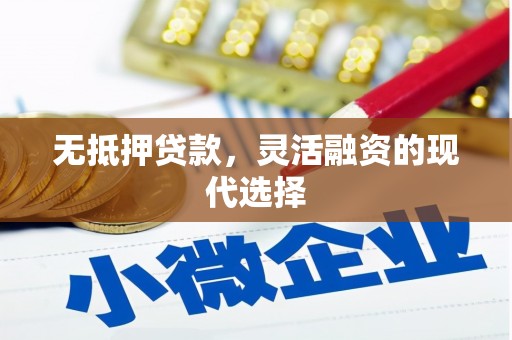 北辰无抵押贷款，灵活融资的现代选择