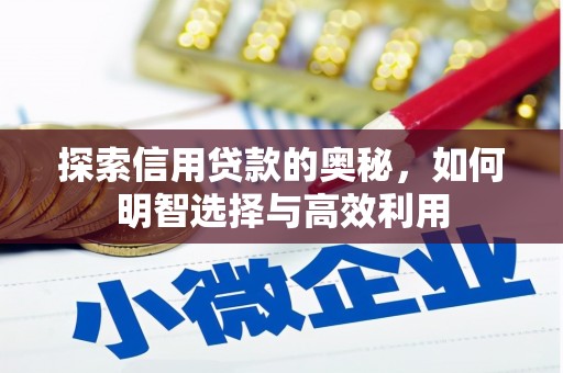 北辰探索信用贷款的奥秘，如何明智选择与高效利用