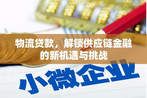 北辰物流贷款，解锁供应链金融的新机遇与挑战