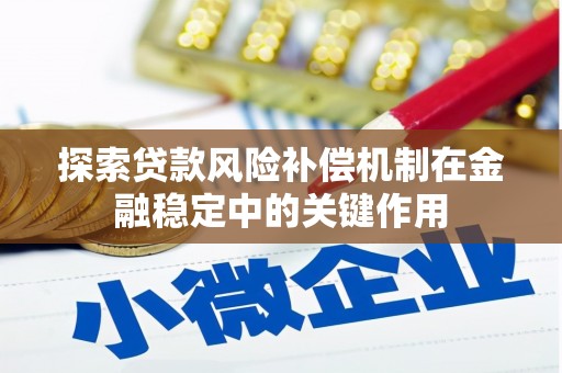 北辰探索贷款风险补偿机制在金融稳定中的关键作用