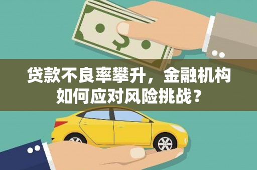 北辰贷款不良率攀升，金融机构如何应对风险挑战？
